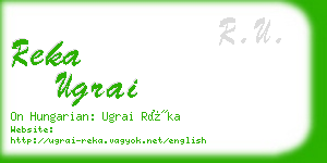 reka ugrai business card